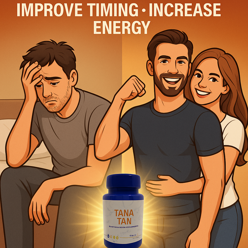 TANA TAN Sex Timing Capsules for Men | Boost Sexual Performance & Stamina | Last Longer in Bed | Herbal Sex Power Supplement | 30 Capsules