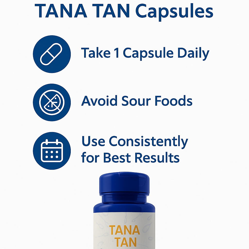 TANA TAN Sex Timing Capsules for Men | Boost Sexual Performance & Stamina | Last Longer in Bed | Herbal Sex Power Supplement | 30 Capsules